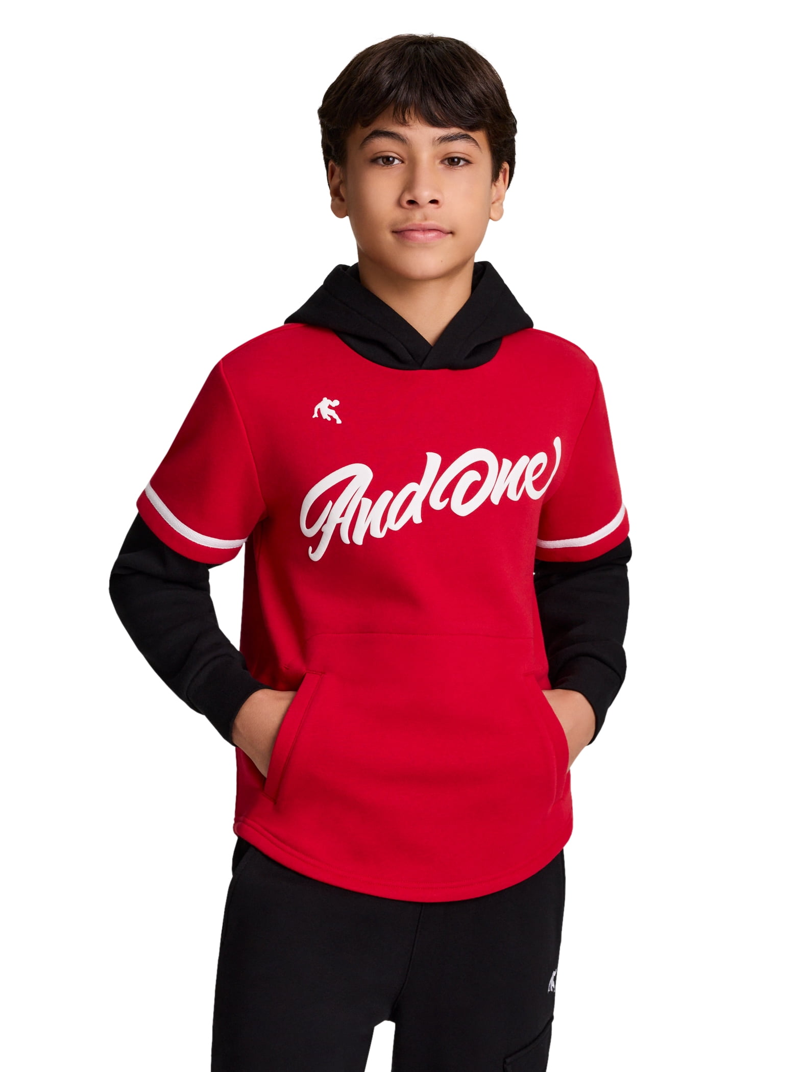 AND1 Boy's Clean Break Fleece Hoodie, Sizes 4-18