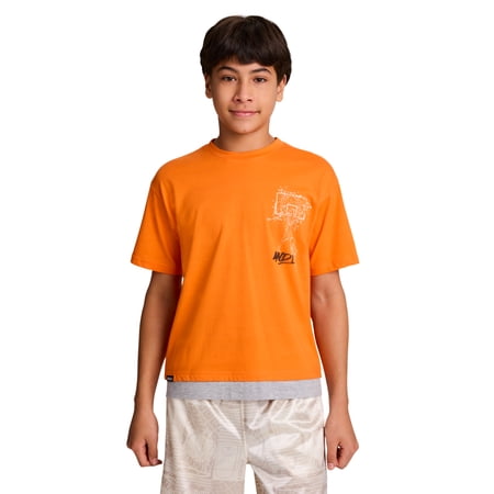 AND1 Boy's Double Play Short Sleeve T-Shirt, Sizes 4-18