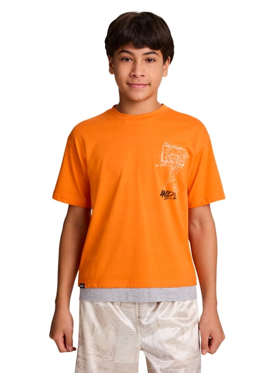 Boy's Double Play Short Sleeve T-Shirt, Sizes 4-18