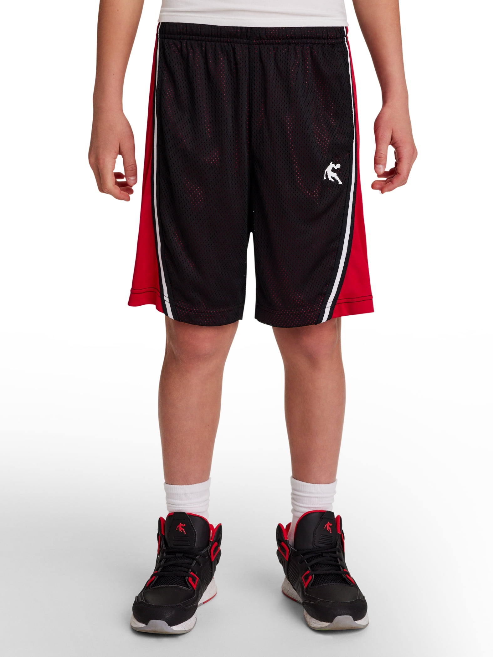 AND1 Boy’s Performance Double Dribble Basketball Short, Sizes 4-18