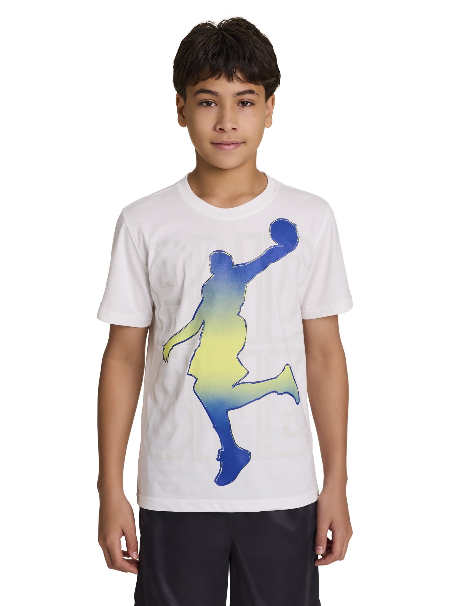 AND1 Boy’s Short Sleeve Graphic T-Shirt, Sizes 4-18