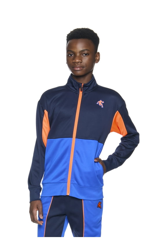 Boys Athletic Full Zip Jacket, Size 4-18