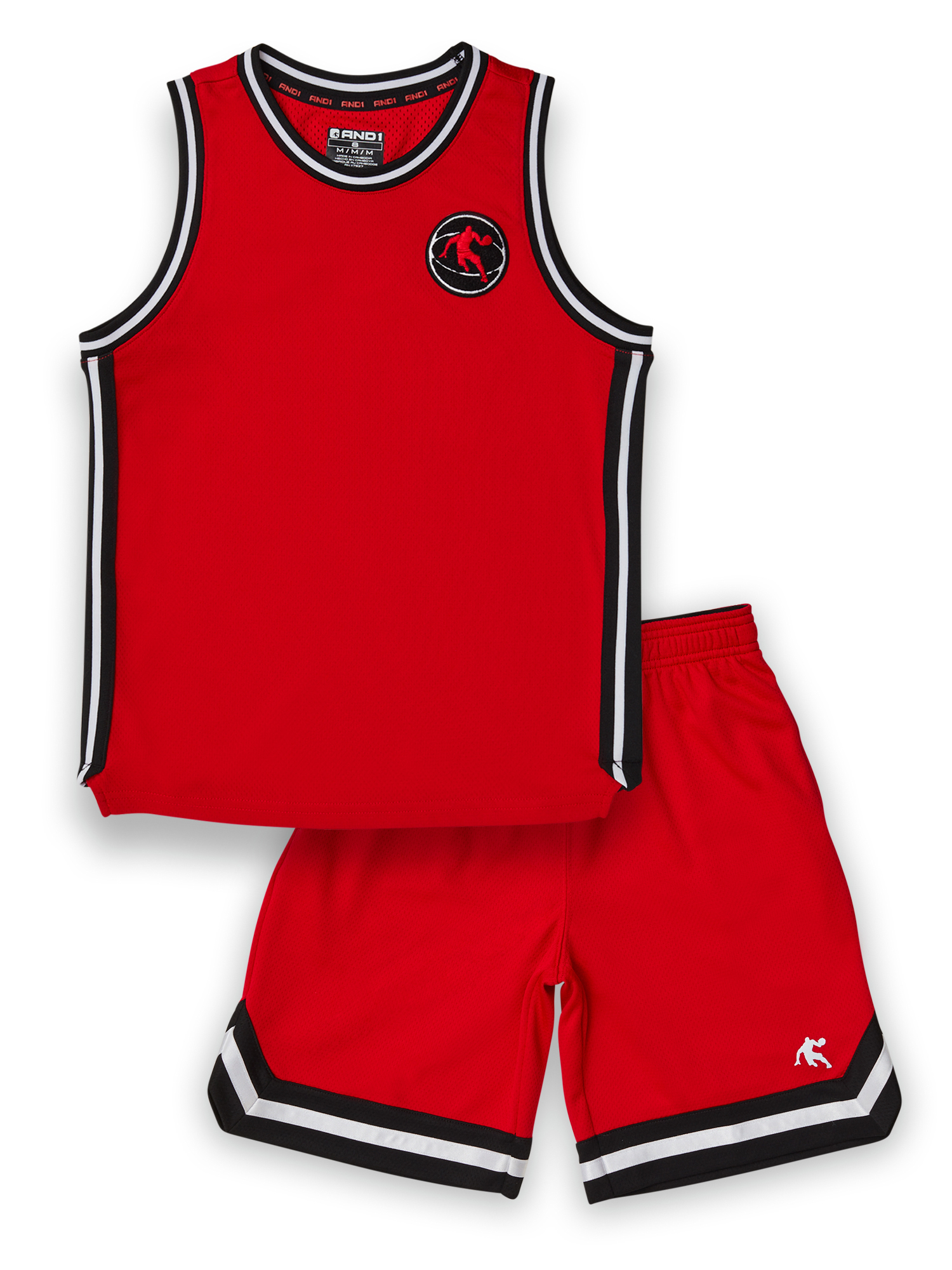 AND1 Boys Jersey Tank & Basketball Shorts 2-Piece Outfit Set, Sizes 4-18 - image 1 of 5