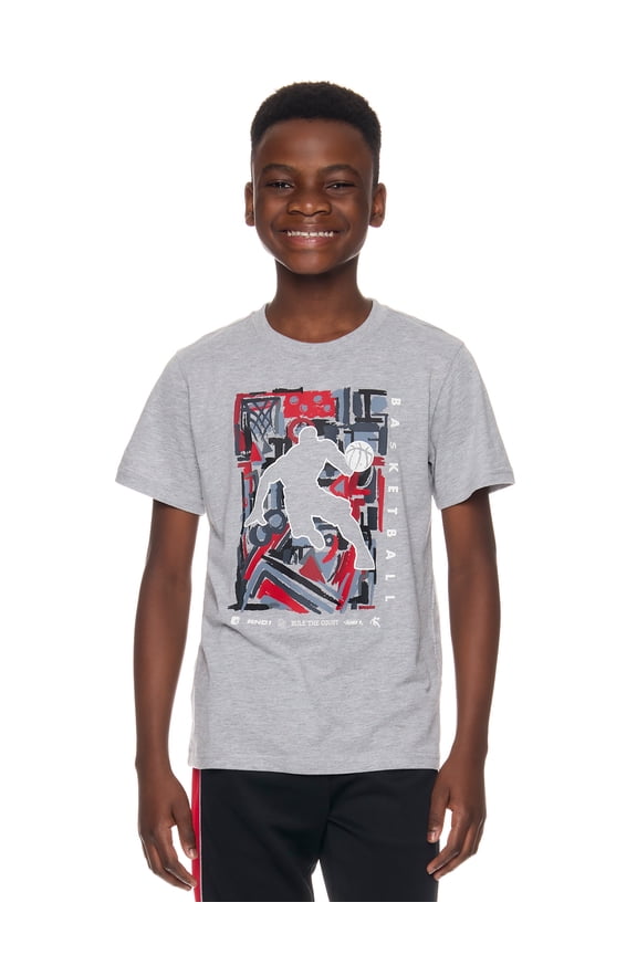 Boys Short Sleeve Graphic Active T-Shirt, Sizes 4-18