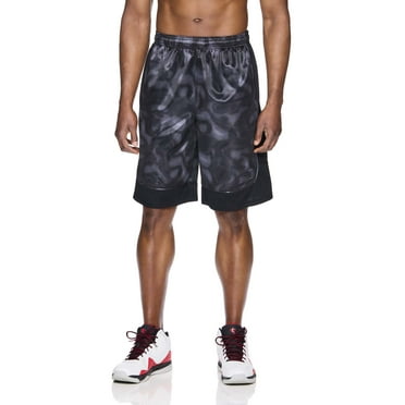 AND1 Mens and Big Mens All Courts 11" Printed Shorts, up to Sizes 5XL