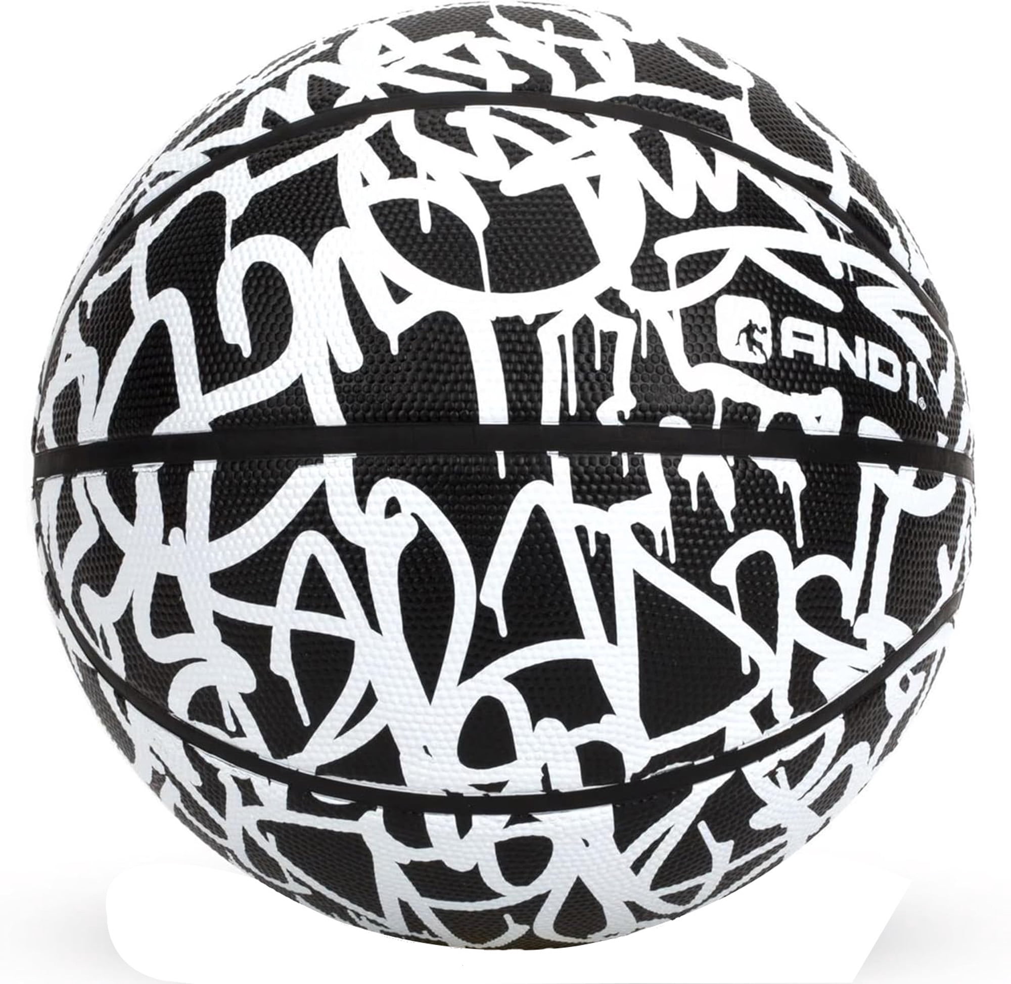 AND1 Chaos Rubber Basketball, Official Regulation Size 7 (29.5”) Streetball, Made for Indoor/Outdoor Games