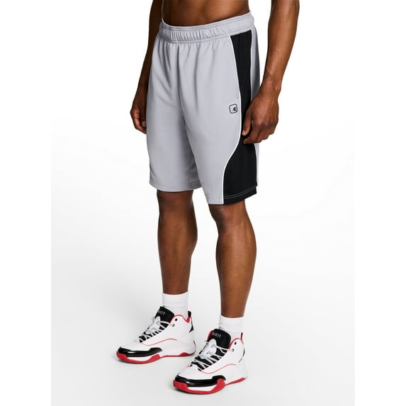 AND1 Men's and Big Men's Active Enforcer Short, 10" Inseam, up to Size 5XL