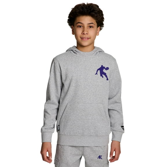 AND1 Boy's Athletic Graphic Fleece Hoodie, Sizes 4-18