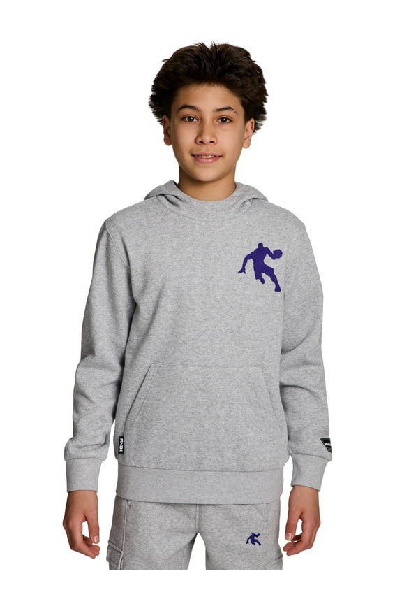 Boy's Athletic Graphic Fleece Hoodie, Sizes 4-18