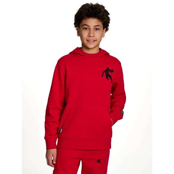 AND1 Boy's Athletic Graphic Fleece Hoodie, Sizes 4-18