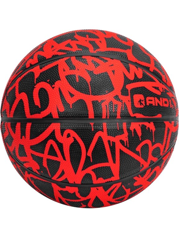 Fantom Graffiti Rubber Basketball, Size 7 (29.5 inches) Deep Channel Construction, Made for Indoor/Outdoor Use