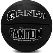AND1 Fantom Rubber Basketball: Size 7 (29.5 inches) Deep Channel Construction, for Indoor/Outdoor Use