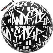 AND1 Fantom Graffiti Rubber Basketball, Size 7 (29.5"), Deep Channel Construction, Indoor/Outdoor Use