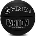 thumbnail image 1 of AND1 Fantom Rubber Basketball: Size 7 (29.5") - Deep Channel Construction Streetball, for Indoor/Outdoor Use, 1 of 6