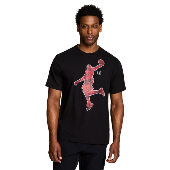 AND1 Men's and Big Men's Player Playground Graphic T-Shirt, up to Size 3XL