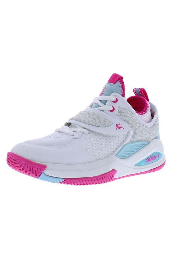 Gamma 4.0 SS GS Girls Shoes Size 4, Color: White/Dark Pink