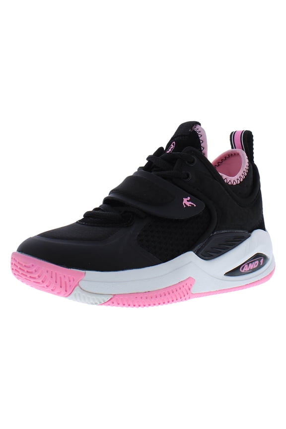 Gamma 4.0 SS PS Girls Shoes Size 13, Color: Black/White/Dark Pink