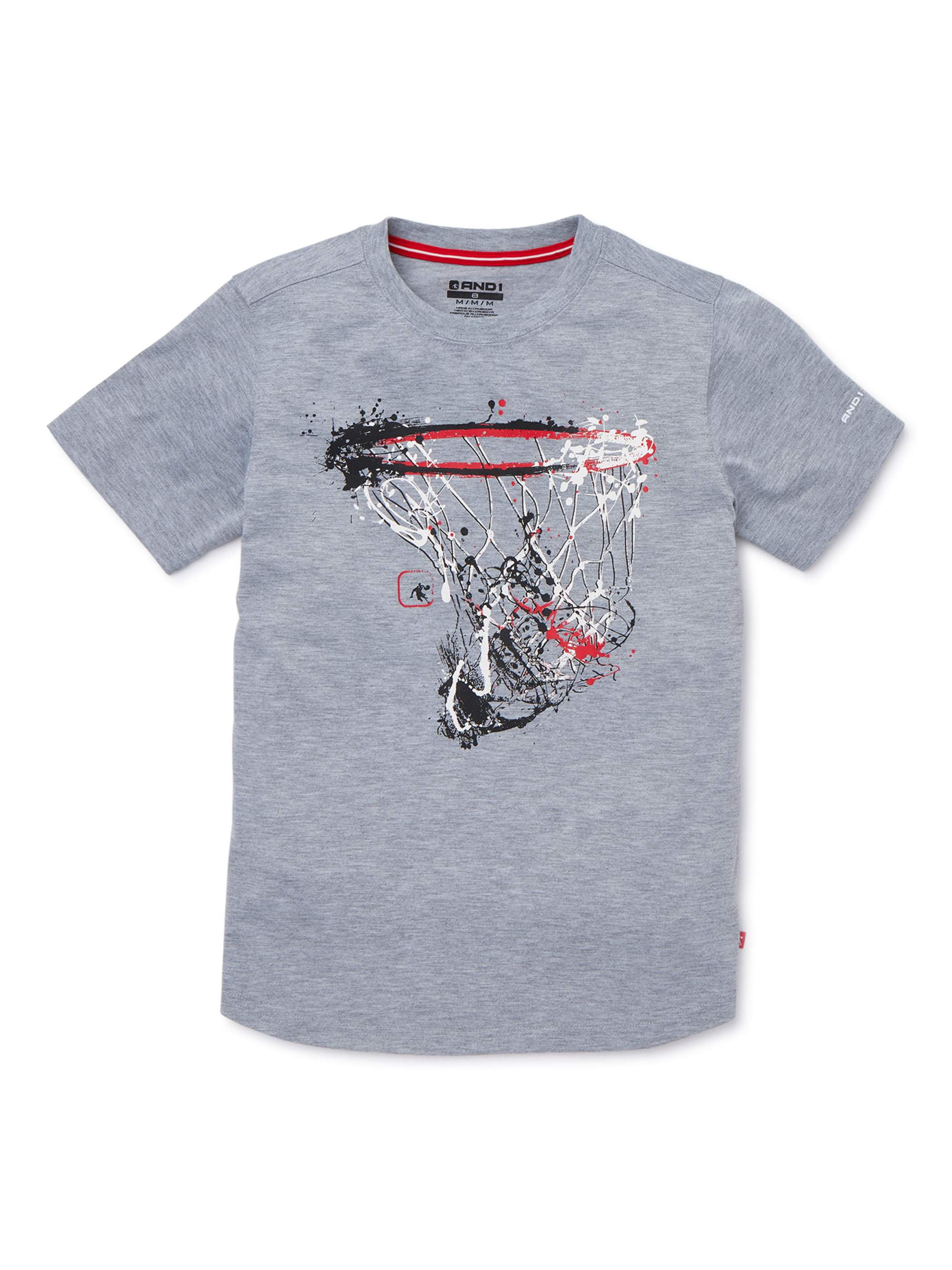 AND1 Graphic Game Changer Basketball T-Shirt, Little Boys & Big Boys