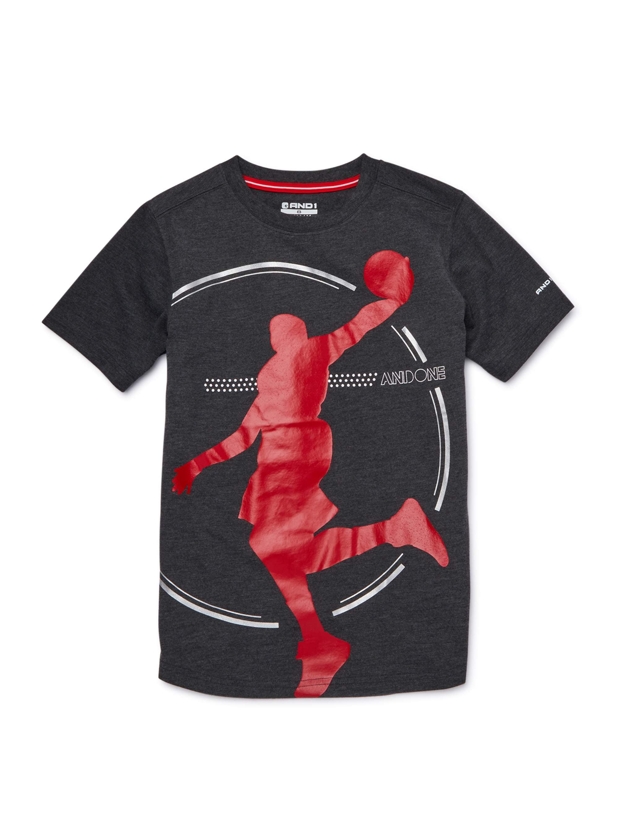 AND1 Graphic Game Changer Basketball T-Shirt, Little Boys & Big Boys