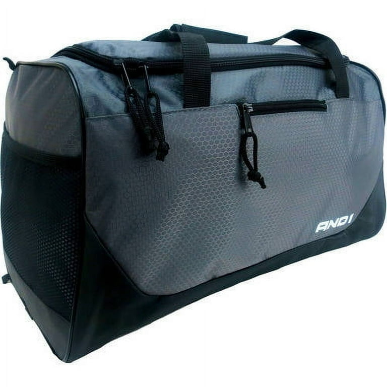 AND1 Gym Duffel Bag Gray