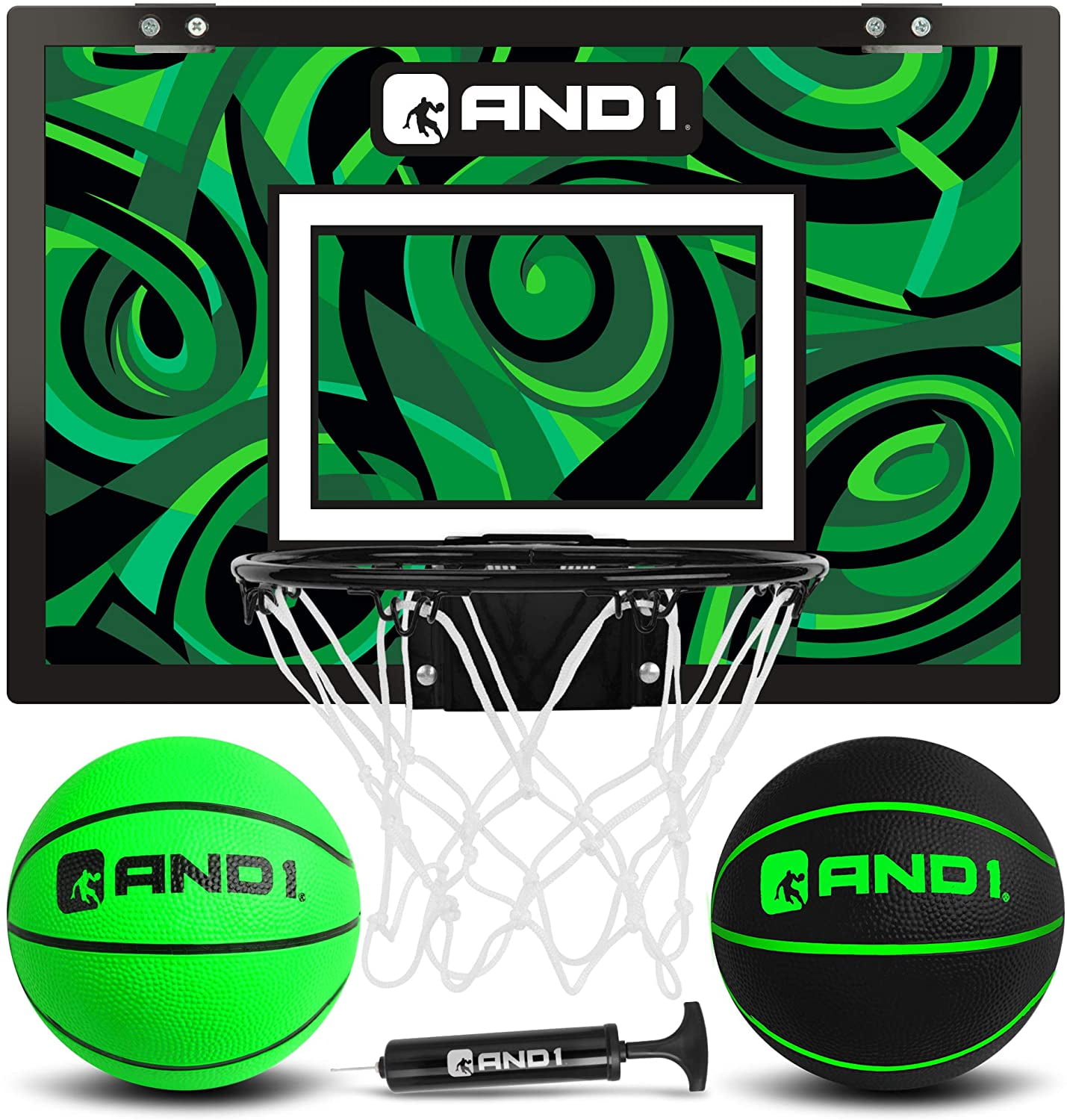 AND1 Over the Door Mini Basketball Hoop - 18 AND1 Over the Door Mini Basketball Hoop - 18