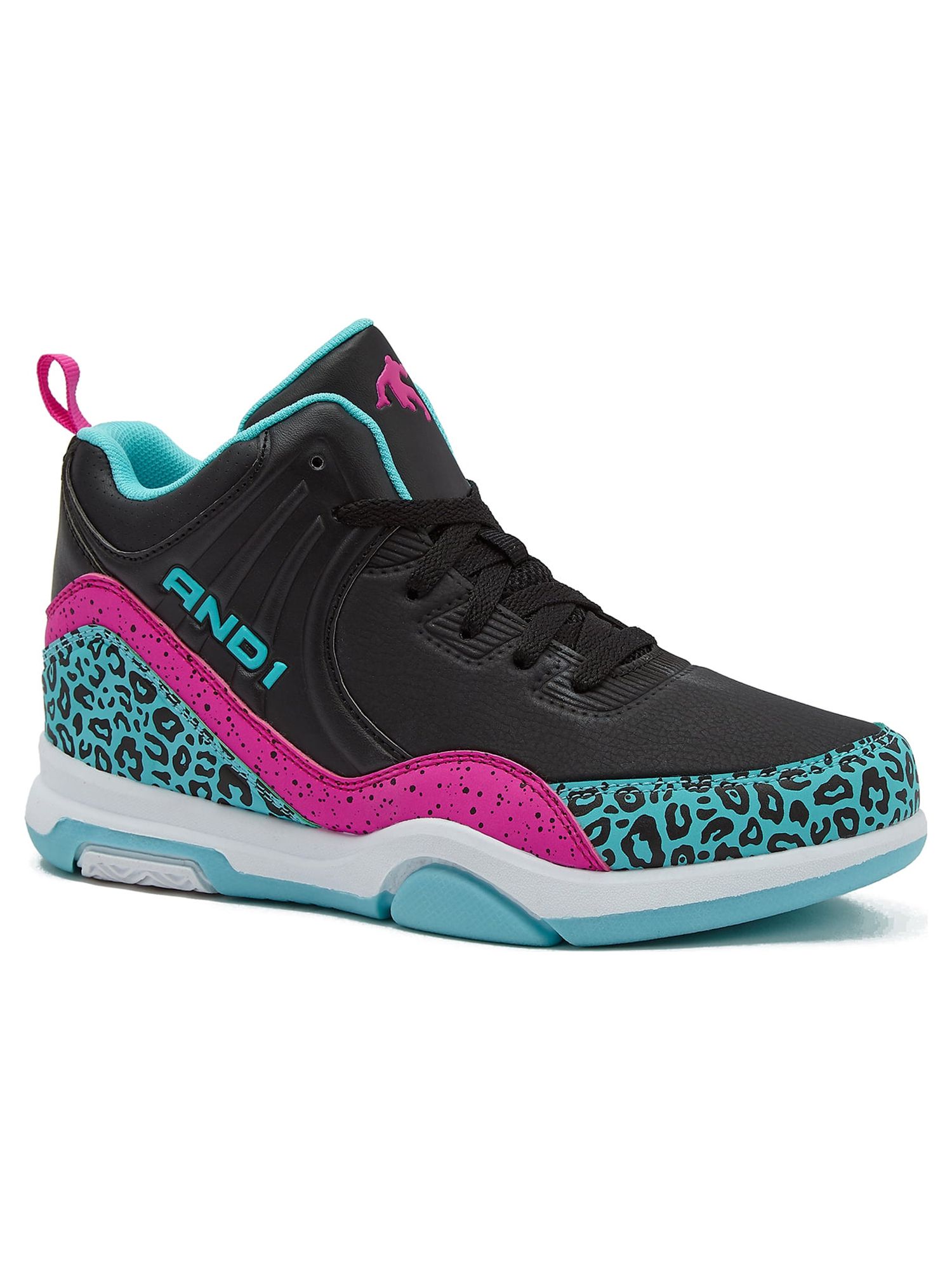 AND1 Little & Big Girl Athletic Fierce Basketball Sneaker, Sizes 13-6 - image 1 of 5