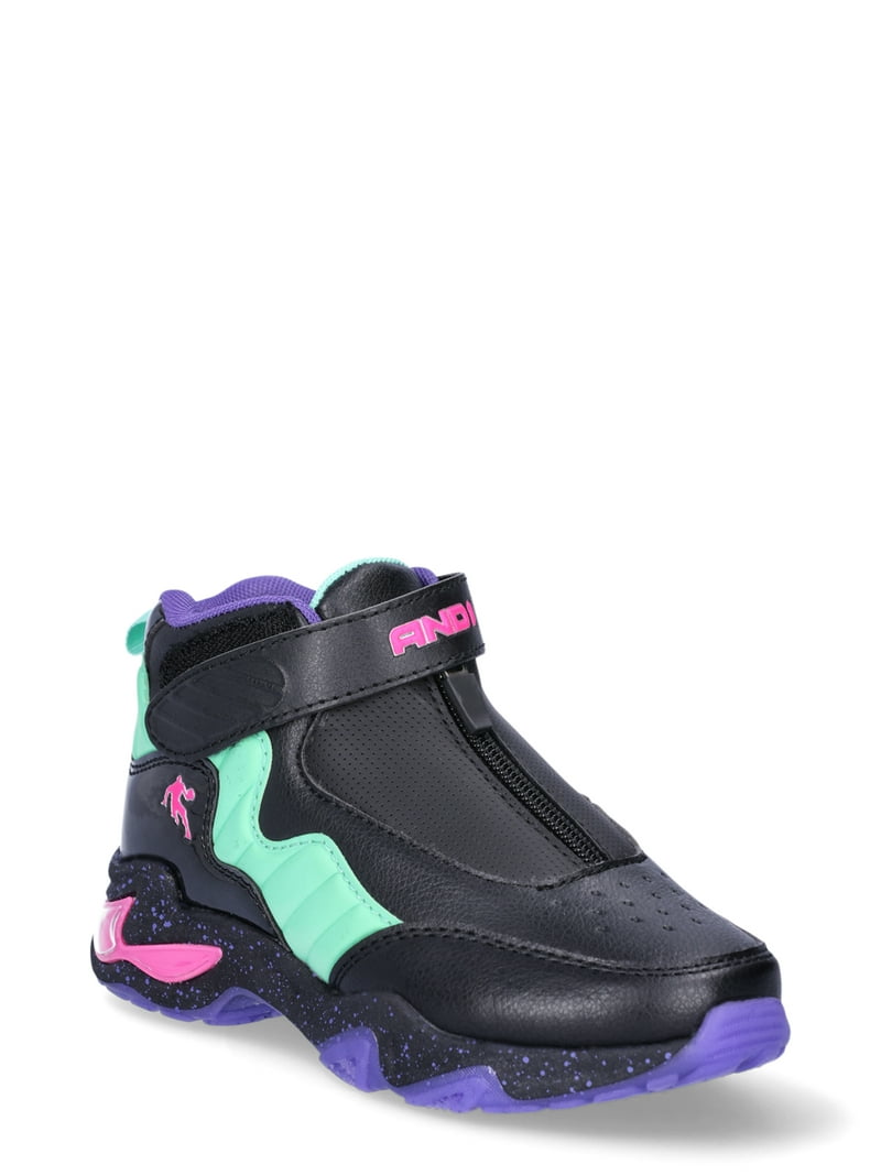 AND1 Boys Zip Basketball Sneakers - Walmart.com