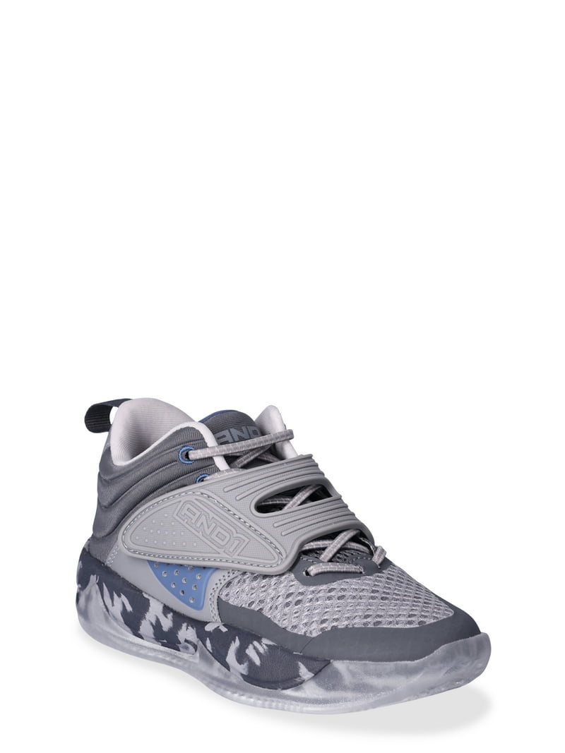 AND1 Boys Limelight Slip-On Basketball Sneakers with Mesh