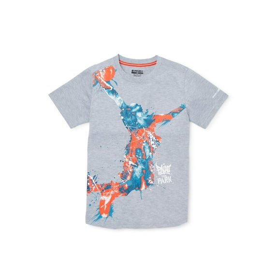 AND1 Little Boys & Big Boys Graphic Short Sleeve Splash Dunk T-Shirt