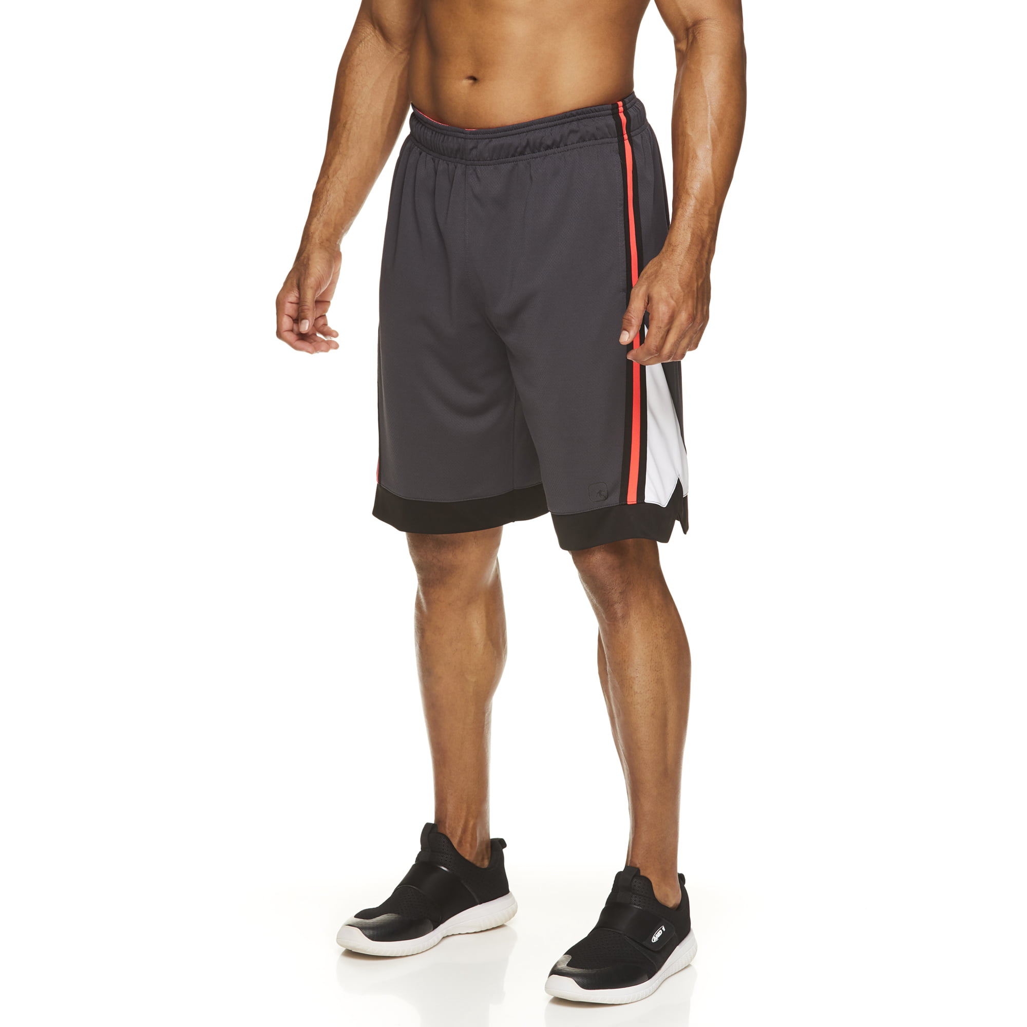 AND1 Men's Active Side Stripe Basketball Shorts, up to 5XL