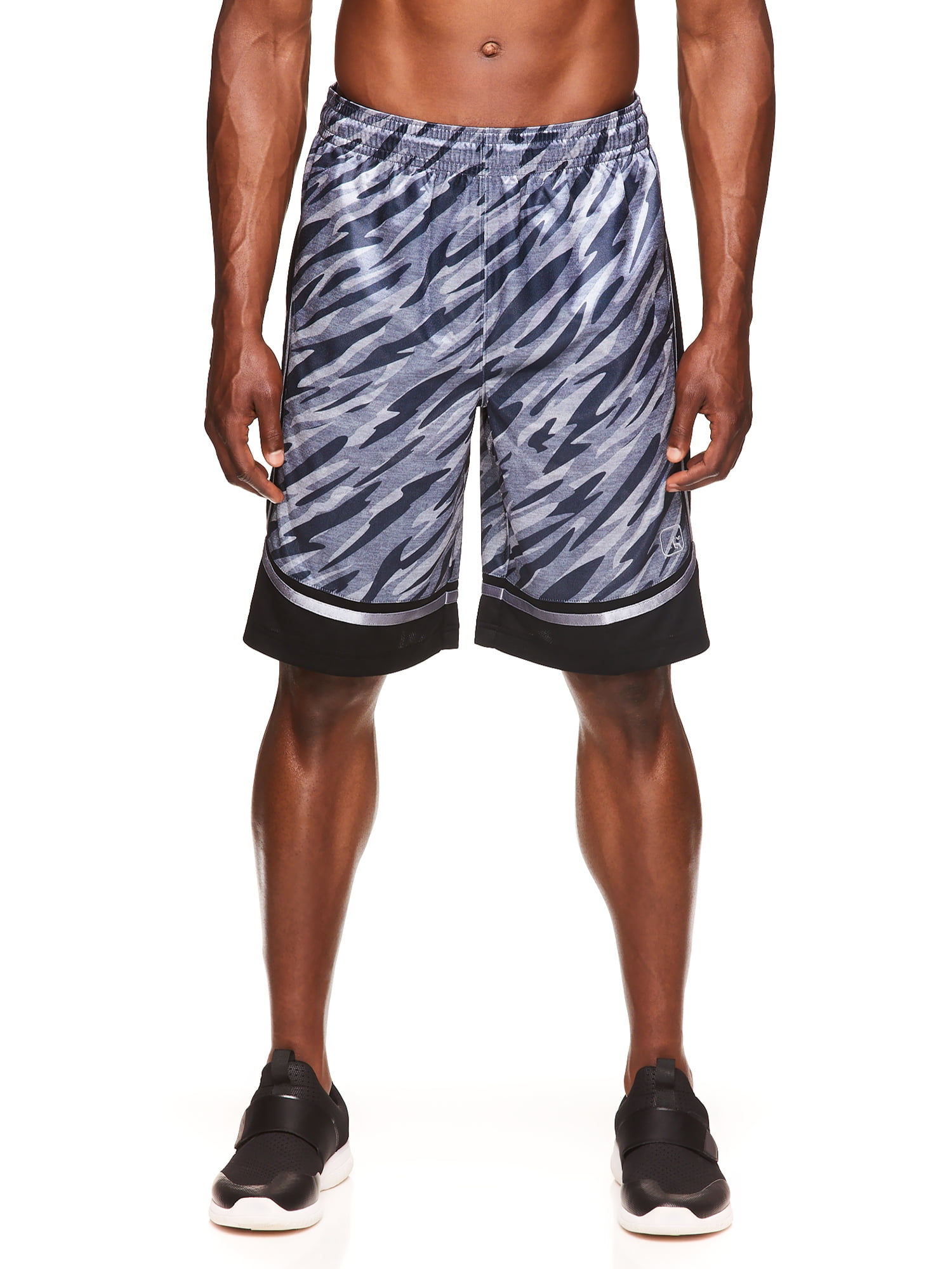 AND1 Men's And Big Men's Active Camo Home Court Basketball Short, 11" Inseam, up to Size 5XL