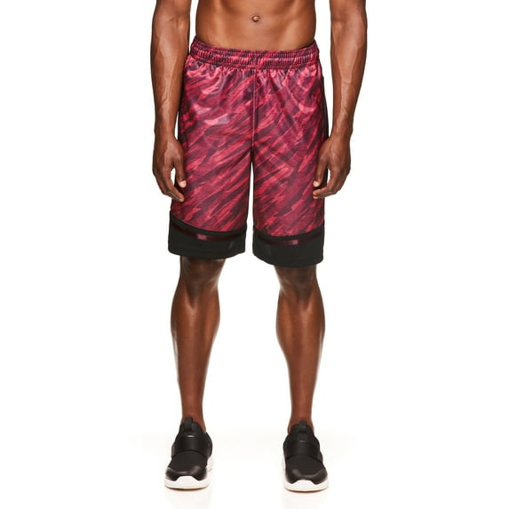 AND1 Men's And Big Men's Active Camo Home Court Basketball Short, 11" Inseam, up to Size 5XL