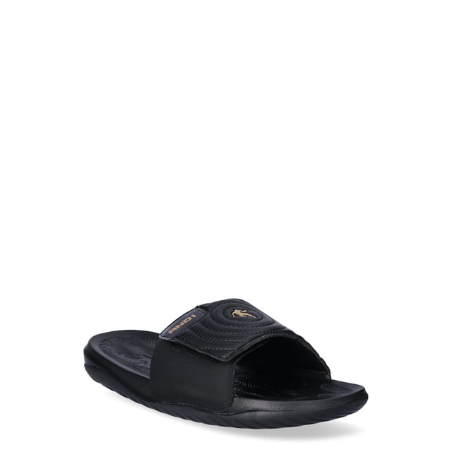 AND1 Men’s Athletic Adjustable Swirl Slide Sandals