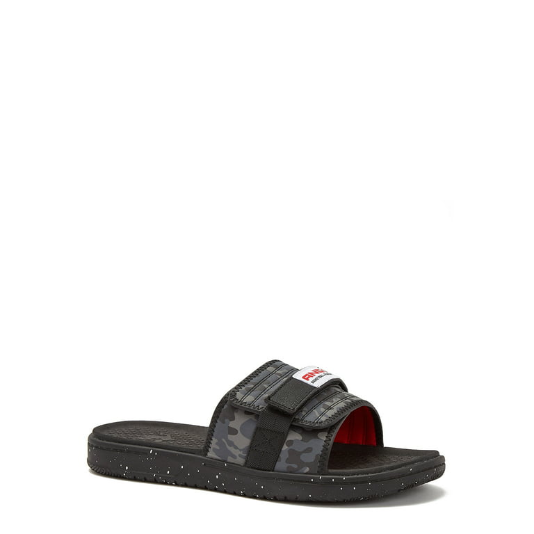 AND1 Men's Athletic Elevated Cushion Sport Slide Sandals 