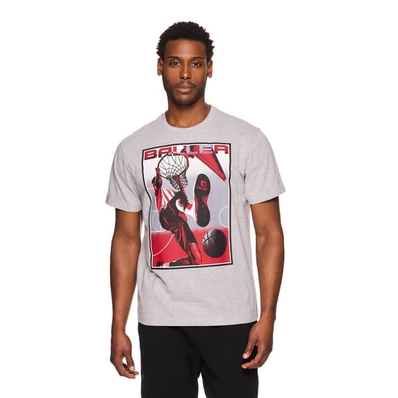 AND1 Men's Basketball Graphic T-Shirt, up to Size 3XL