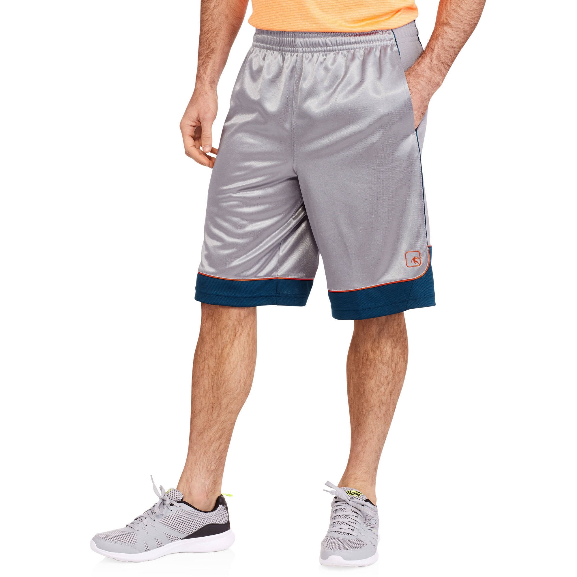 AND1 Men's Colorblock Basketball Shorts, Up to 5XL - Walmart.com