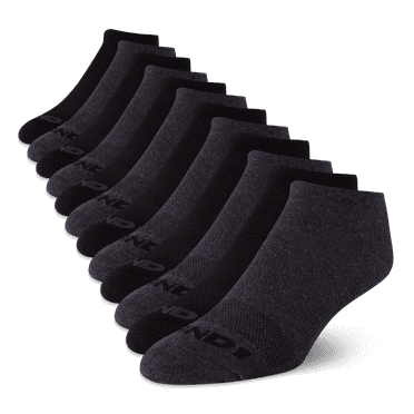 AND1 Men's Socks, Cushion Low Cut Sock, 12 Pack