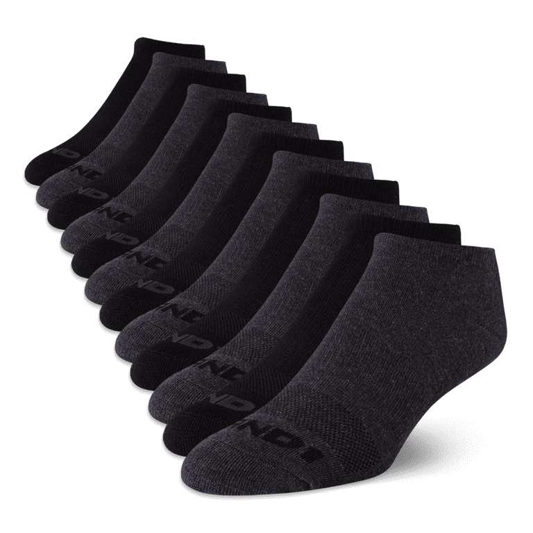 Men's Everyday Low-Cut Hidden Socks - Black