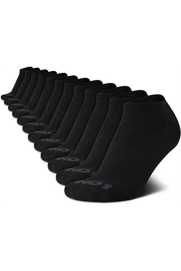 Men's Socks, Cushion Low Cut Socks, 12 Pack