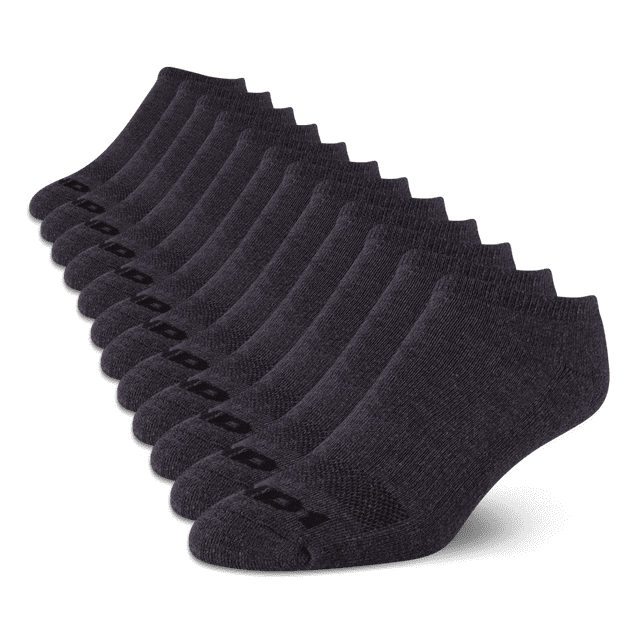 AND1 Men's Cushion Low Cut Sock, 12 Pack