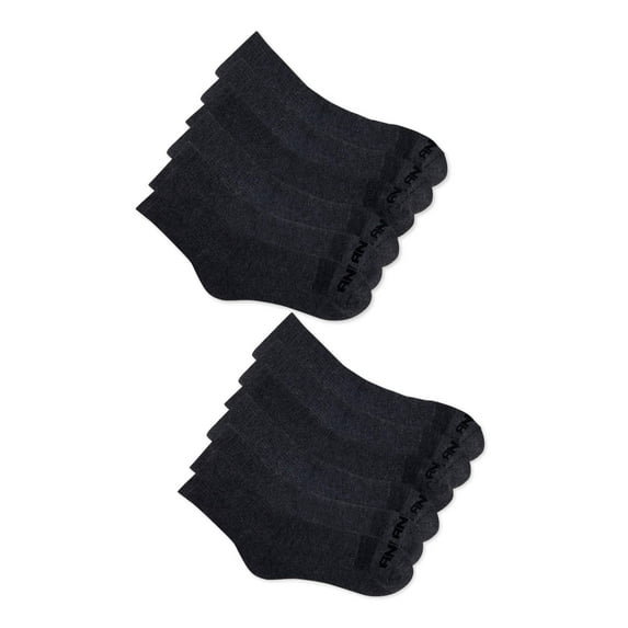 AND1 Men's Socks, Cushion Mid Crew Socks, 12 Pack