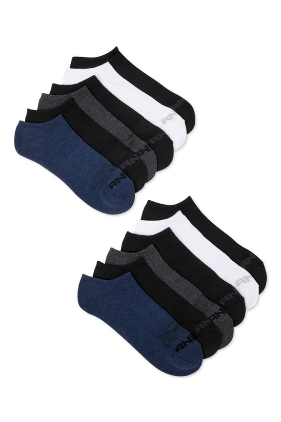 Men's Socks, Cushion No Show Socks, 12 Pack
