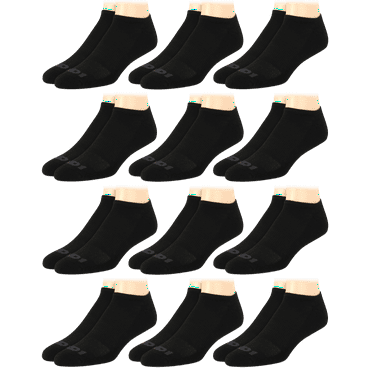 AND1 Men's Socks, Cushion No Show Socks, 12 Pack