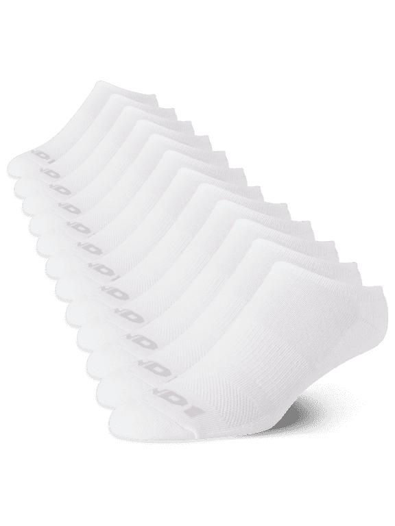Men's Socks, Cushion No Show Socks, 12 Pack