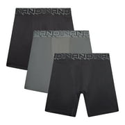 AND1 Men s Underwear Flex Regular Leg Boxer Briefs, 3 Pack