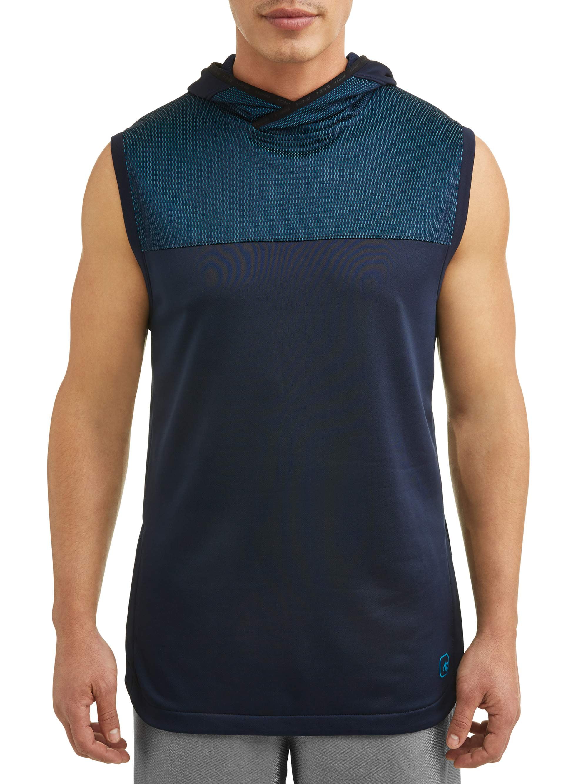 AND1 Men's French Terry Sleeveless Hoodie - Walmart.com