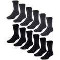 AND1 Men's Lightweight Crew Socks, 12 Pack