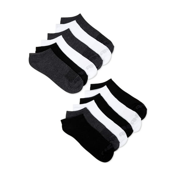 AND1 Men's Socks, Lightweight Low Cut Socks, 12 Pack