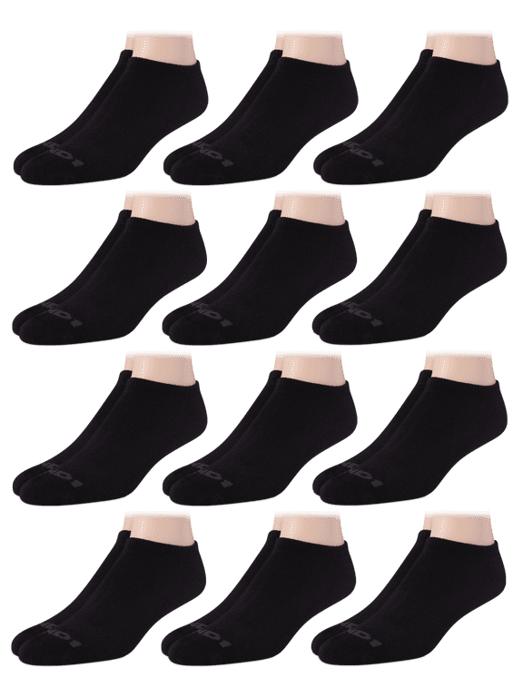 Men's Socks, Lightweight Low Cut Socks, 12 Pack