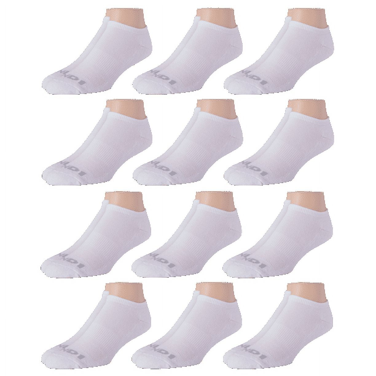 AND1 Men's Lightweight Low Cut Socks, 12 Pack